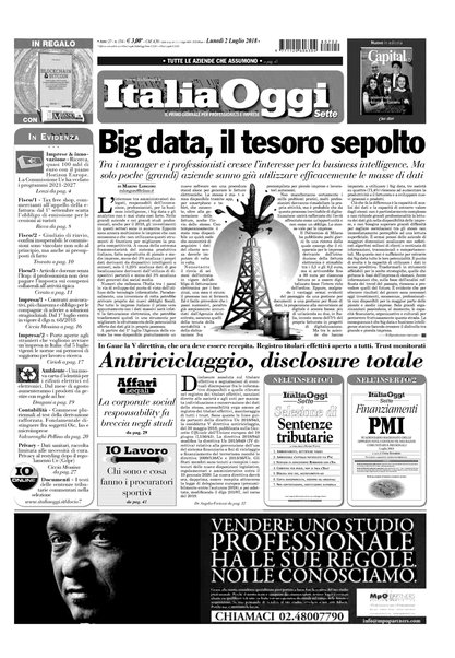 Italia oggi : quotidiano di economia finanza e politica